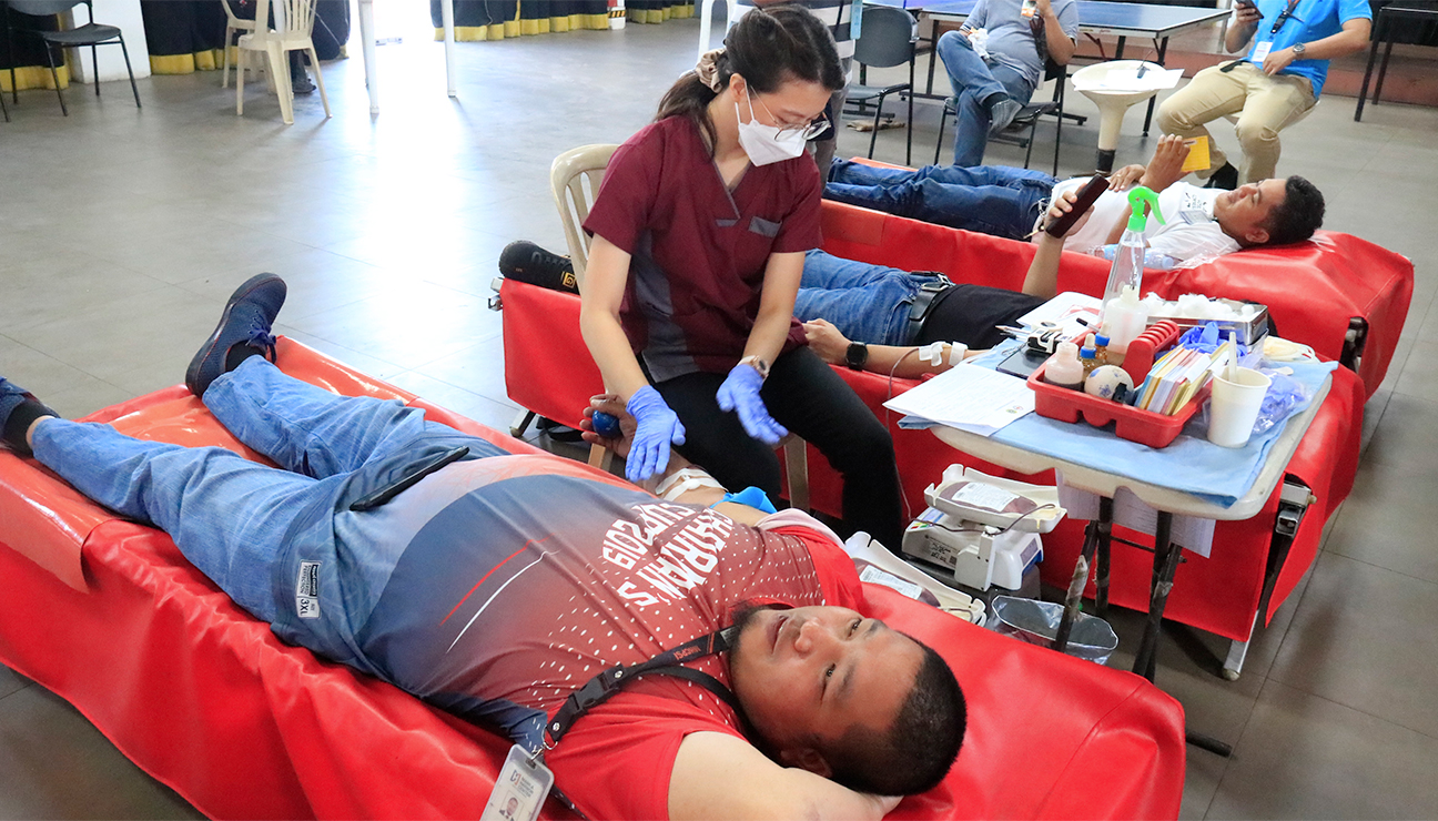 Manila Harbor Center holds blood drive ICTSI